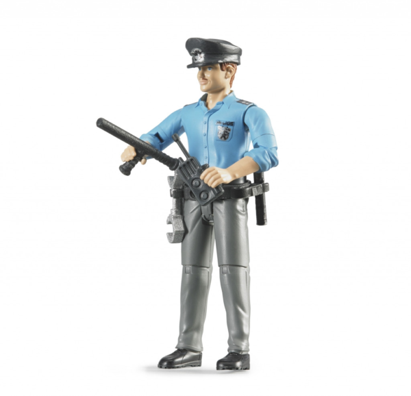 Figurka białego policjanta - 60050 - BRUDER 16