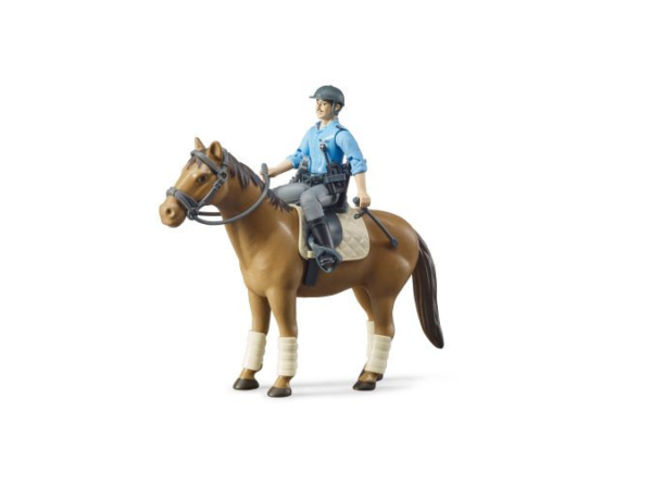 Figurka policjanta na koniu - 62507 - BRUDER 1