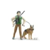 Zabawka figurka - Figurka leśnika z psem - 62660 - BRUDER
