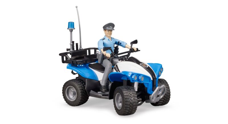 Quad z policjantką i akcesoriami – 63010 – BRUDER
