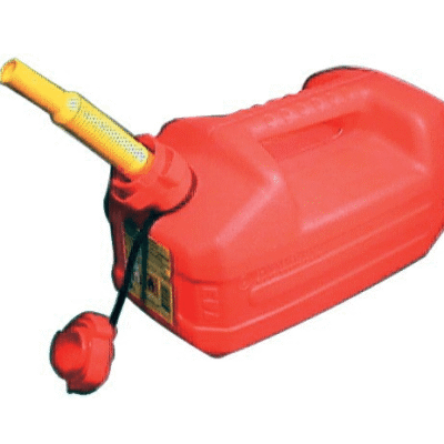 Kanister na paliwo - Karnister - Bidon plastikowy - czerwony - 5L - 1945150