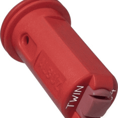 Rozpylacz eżektorowy dwustrumieniowy - AVI TWIN 11004 - CZERWONA - ALBUZ