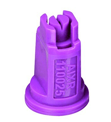 Dysza opryskiwacza, rozpylacz eżektorowy o strumieniu płaskim - AIXR 110025 - Fioletowa - TeeJet