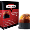 LAMPA BŁYSKOWA 8 LED - PODSTAWA NA 3 WKRĘTY, NAPIĘCIE ROBOCZE 10-30V, MOC 9W - 1204169 - DIADEM