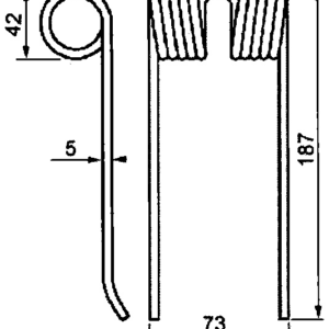 Palec podbieracza – 6250716 – Pasuje do New Holland (1)