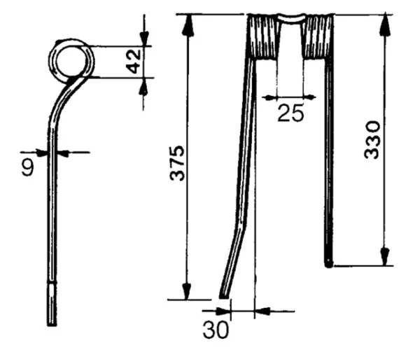 Ząb sprężysty - 6248612 - VICON