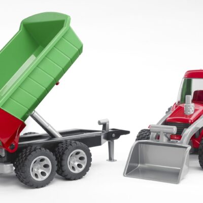 Traktor z ładowarką i przyczepą - Roadmax - 20116 - BRUDER