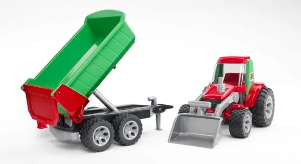 Traktor z ładowarką i przyczepą - Roadmax - 20116 - BRUDER