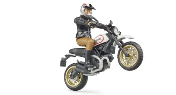 Motocykl Scrambler Ducati Desert Sled z kierowcą - 63051 - BRUDER 3