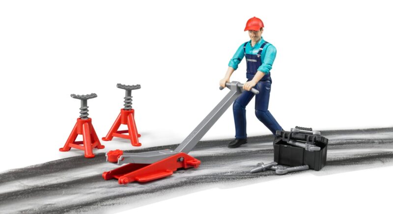 Figurka mechanika z narzędziami warsztatowymi – 62100 – BRUDER