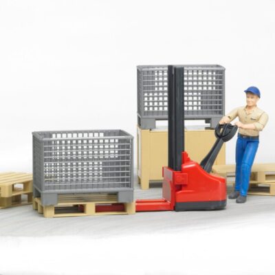 Akcesoria logistyczne z figurką - 62200 - BRUDER