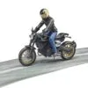 Zabawka motocykl - Motocykl Scrambler Ducati Cafe Racer z kierowcą - 63050 - BRUDER