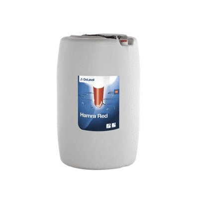 Hamra Red - środek do dezynfekcji strzyków po doju z zawartością chlorheksydyny - 741006037 - 200 L - DeLaval