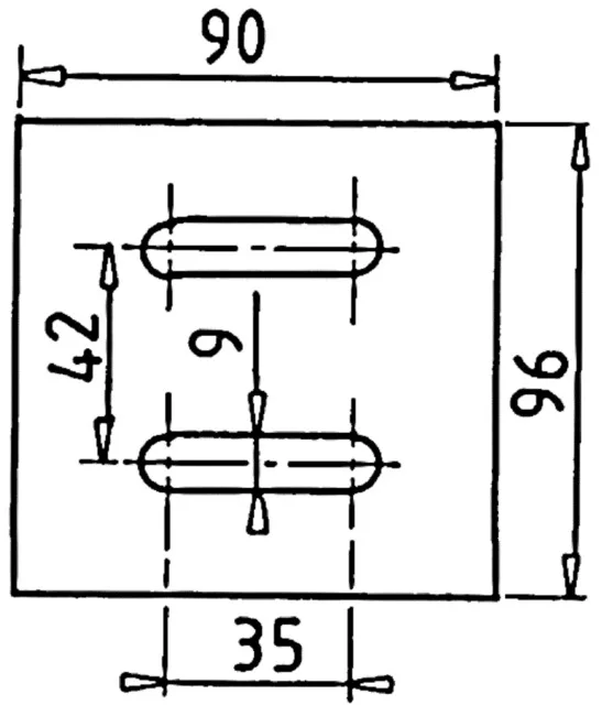 Skrobak 90X96 GR 4MM EA42 9X47 - ZAMIENNIK 27100539 Maschio Gaspardo