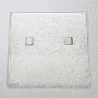 Skrobak Howard 100X100 - Grubość 3mm - 2 otwory 10mm - 652882 - ZAMIENNIK