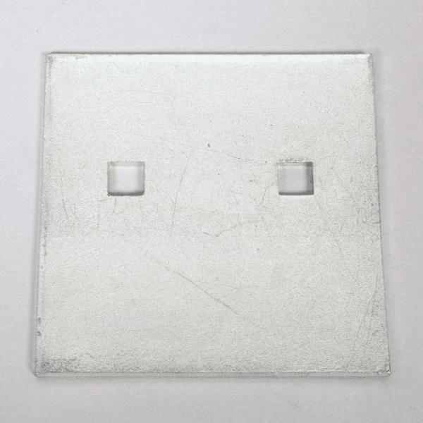 Skrobak Howard 100X100 - Grubość 3mm - 2 otwory 10mm - 652882 - ZAMIENNIK