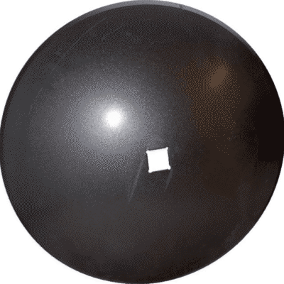 Talerz gładki Ø660X6 - OTWÓR KWADRATOWY 41 - AgriPower