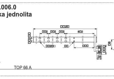 Krzywka jednolita z lewej