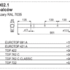 Rura zgrabiarki 40x951 mm - Kolor: jasnoszary RAL 7035 - 2862.60.002.1 - POTTINGER