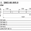 Rura zgrabiarki 40x1031 mm - 2863.60.005.1 - POTTINGER