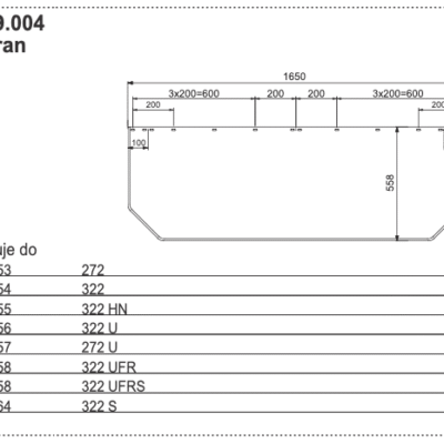 Ekran 1650x558 mm - 499.004 - POTTINGER