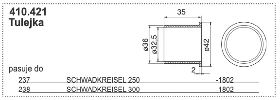 Gniazdo 32,5x36x35 ELAPOM - 410.421 - POTTINGER