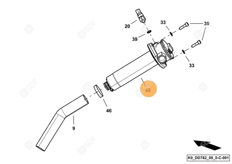 Filtr hydraulicznu – komplety z obudową – 2.4419.807.0 –  SDF