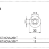 Śruba nożyka M12x30 - 119.008 - POTTINGER
