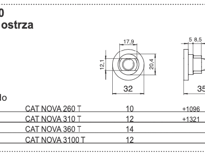 Śruba nożyka M12X30,5 - 119.010 - POTTINGER