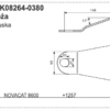 Docisk noża PSM - 	434.134 - POTTINGER