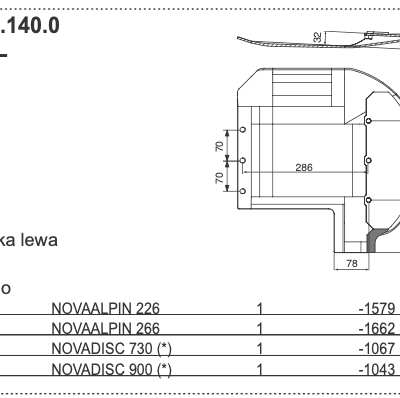 Płoza ślizgowa kosiarki - LEWA - 318.60.140.0 - Pottinger
