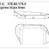 Płoza ślizgowa - LEWA - Duża - 378.60.171.0 - Pottinger