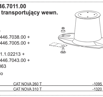 88+2446.7011.00 Bęben transportujący wewn. - POTTINGER