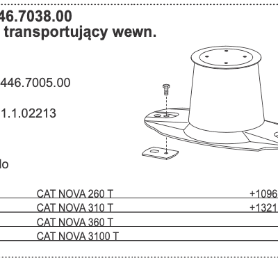 88+2446.7038.00 Bęben transportujący wewn. - POTTINGER