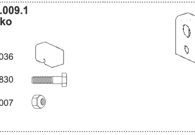 Wspornik do kosiarki bębnowej - 344.31.009.1 - Pottinger