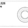 Łożysko kulkowe - 6208 2N/C3 - 400.526 - POTTINGER