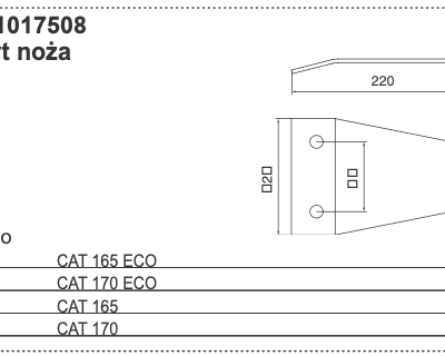 Uchwyt noża - 25+151017508 - POTTINGER