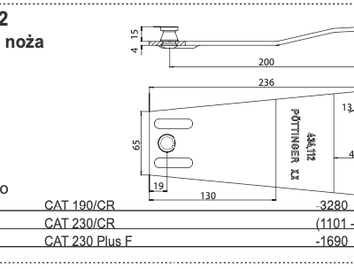 Docisk noża - 434.112 - POTTINGER