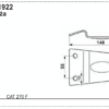 Docisk noża - 70+1650 1922 - POTTINGER