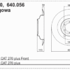 Tarcza roboczy 605mm - 333.60.003.0 - Pottinger