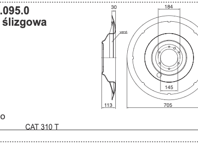Tarcza ślizgowa - 337.65.095.0 - Pottinger