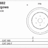 Tarcza ślizgowa normalnego cięcia - 0656 7882 - Pottinger