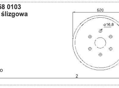 Tarcza ślizgowa - 0658 0103 - Pottinger