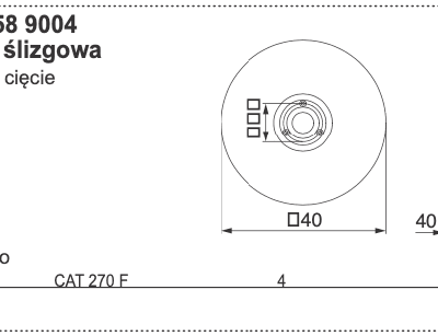 Tarcza ślizgowa wysokiego cięcia - 0658 9004 - Pottinger