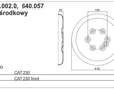 Talerz środkowy - 332.60.002.0 - Pottinger