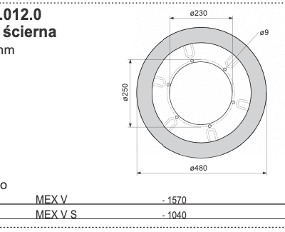 Tarcza ścierna D=480 mm - 450.70.012.0 - Pottinger
