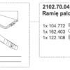 Ramię palca (lewe)