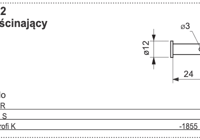 Kołek ścinający - 180.252 - Pottinger