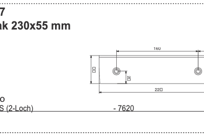 Skorbak 230x55 mm - 435.717 - Pottinger