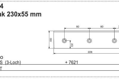 Skrobak 230x55 mm - 435.734 - Pottinger